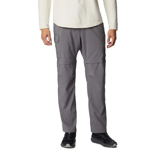COLUMBIA SILVER RIDGE UTILITY CONVERTIBLE PANT MENS [CLR:CITY GREY SZ:30]