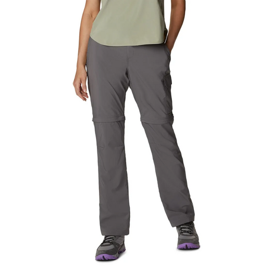 COLUMBIA SILVER RIDGE UTILITY CONVERTIBLE PANT WOMENS CITY GREY [SZ:4]