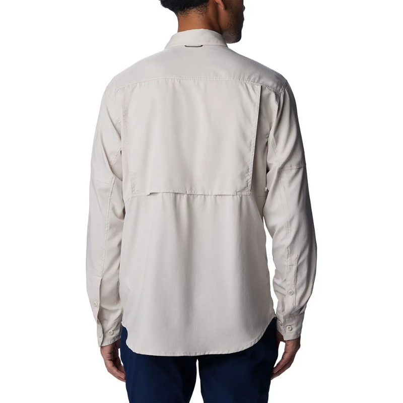 Load image into Gallery viewer, COLUMBIA SILVER RIDGE UTILITY LITE LONG SLEEVE SHIRT MENS [CLR:DARK STONE SZ:X-SMALL]
