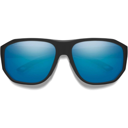 SMITHS OPTICS OUTRIGGER MATTE BLACK CHROMAPOP GLASS POLARIZED BLUE MIRROR