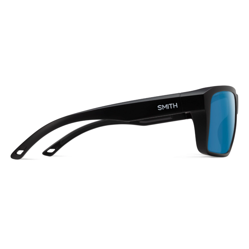 Load image into Gallery viewer, SMITHS OPTICS BACKCAST MATTE BLACK CHROMAPOP GLASS POLARIZED BLUE MIRROR
