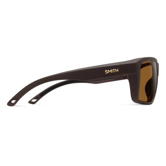 SMITHS OPTICS BACKCAST MATTE MISSIISSIPPI MUD CHROMAPOP GLASS POLARIZED BROWN