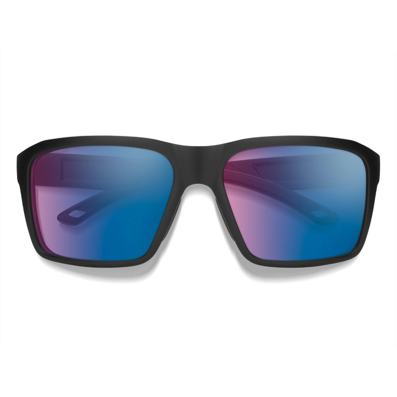 Load image into Gallery viewer, SMITHS OPTICS BACKCAST MATTE BLACK CHROMAPOP GLASS POLARIZED ROSE BLUE MIRROR
