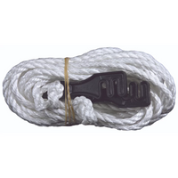 SUPEX GUY ROPE KIT, 4MM ROPE, PLASTIC SLIDE