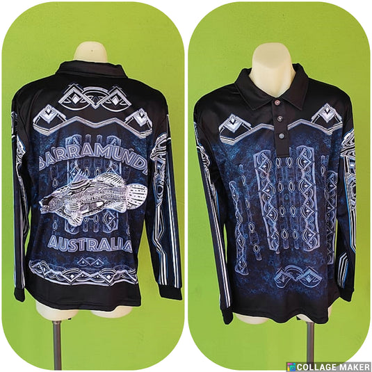 ORIGINAL TRIBES BARRAMUNDI TRIBUTE [SZ:2X-LARGE]