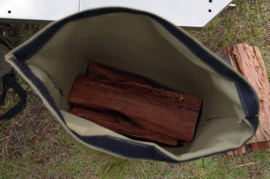 DRIFTA FIREWOOD BAG BLACK MEDIUM