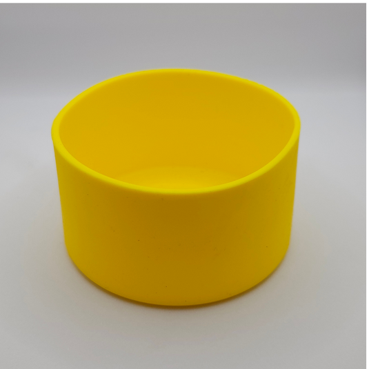 SILICONE BOTTLE BASE LARGE [CLR:YELLOW]