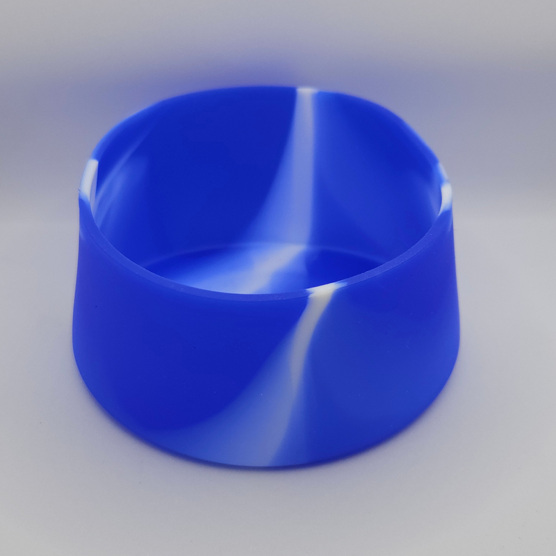 Load image into Gallery viewer, SILICONE BOTTLE BASE LARGE [CLR:BLUE/WHITE]
