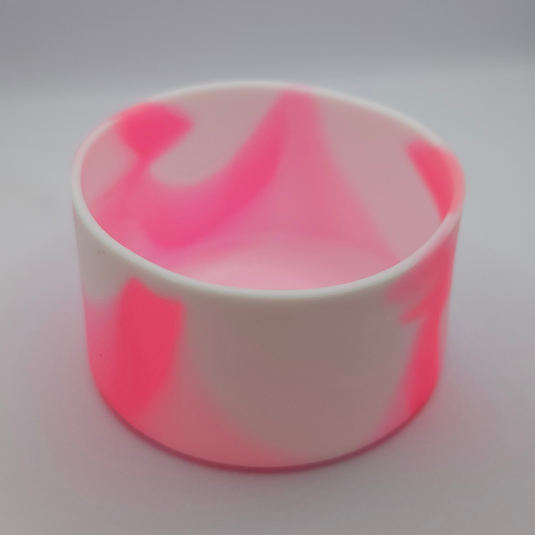 SILICONE BOTTLE BASE MEDIUM [CLR:WHITE/PINK]