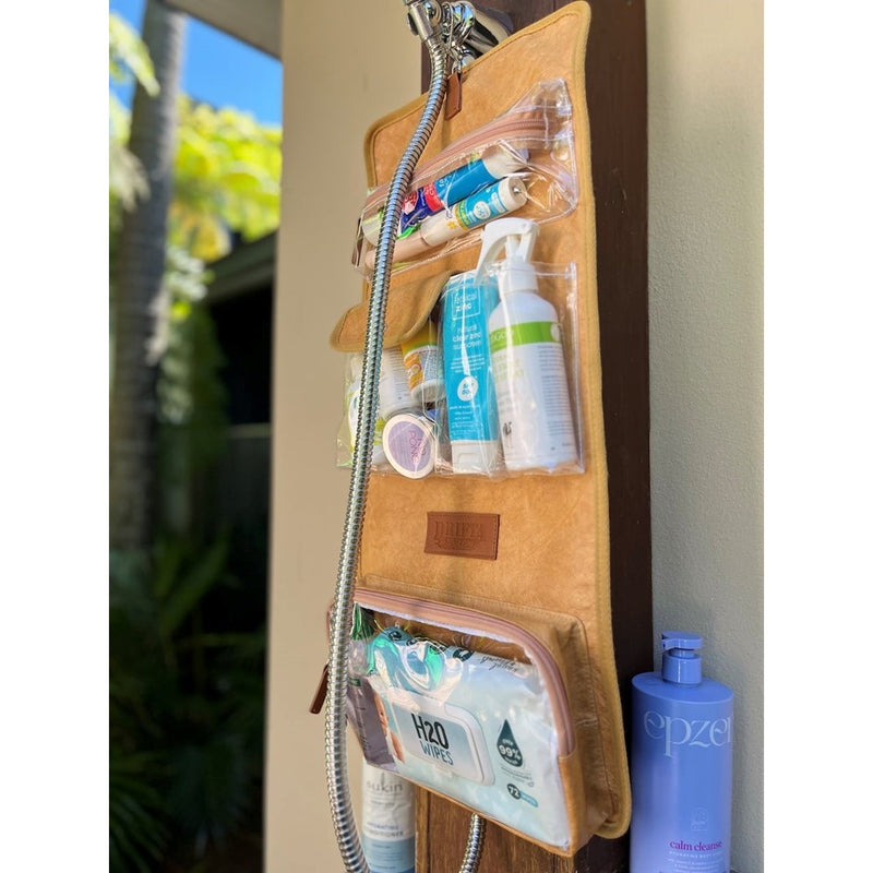 Load image into Gallery viewer, DRIFTA STOCKTON TOILETRY BAG TAN
