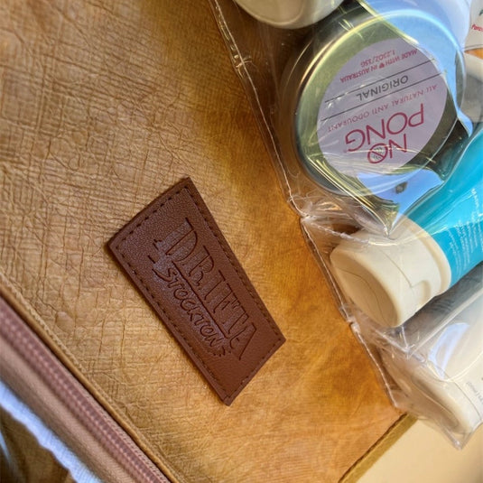 DRIFTA STOCKTON TOILETRY BAG TAN