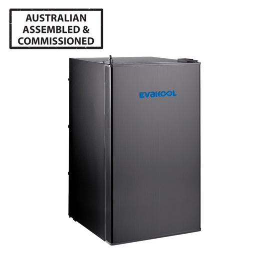 EVAKOOL PLATINUM 110L UPRIGHT FRIDGE/FREEZER BLACK