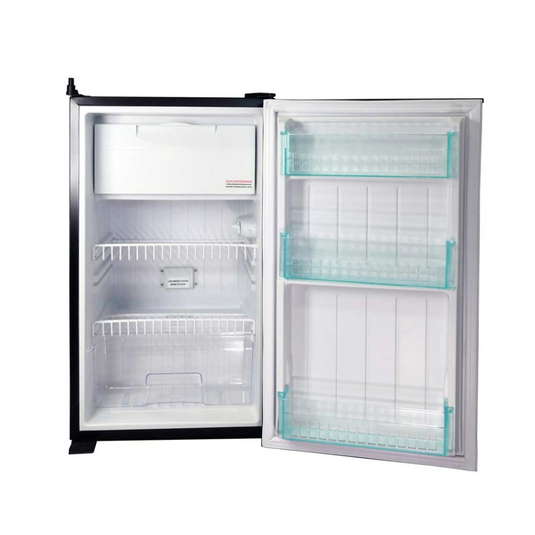 EVAKOOL PLATINUM 110L UPRIGHT FRIDGE/FREEZER BLACK