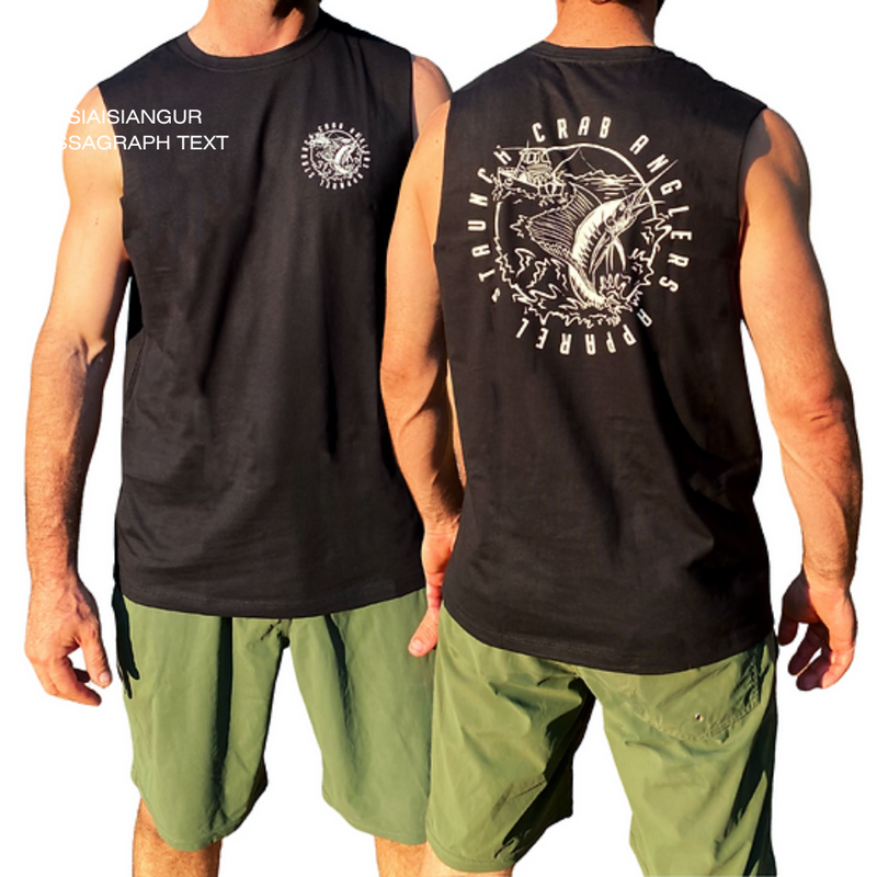 Load image into Gallery viewer, STAUNCH CRAB MUSCLE TANK SAILY [CLR:BLACK SZ:2X-LARGE]

