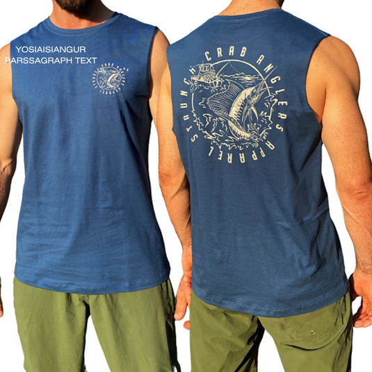 STAUNCH CRAB MUSCLE TANK SAILY [CLR:NAVY SZ:2X-LARGE]