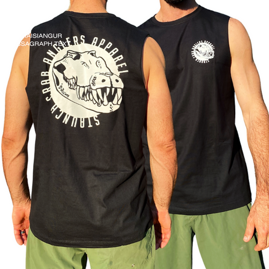 STAUNCH CRAB MUSCLE TANK CROC [CLR:BLACK SZ:3X-LARGE]