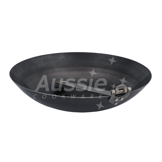 AUSSIE COOKWARE 14" WOK WITH FOLDING HANDLE 