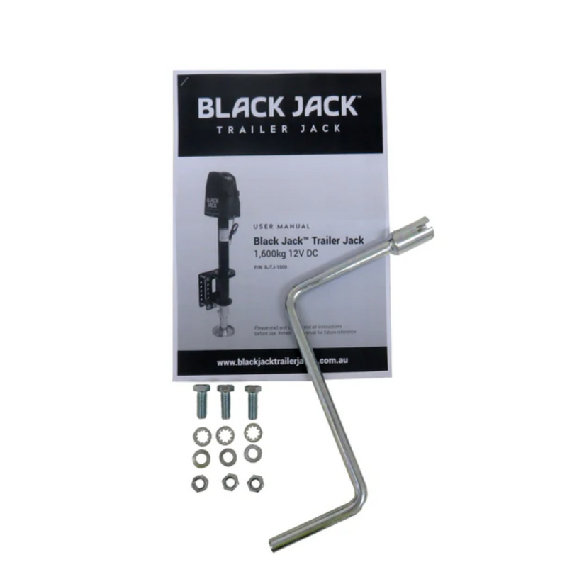 Load image into Gallery viewer, BLACK JACK TRAILER JACK WITHOUT WIRING HARNESS
