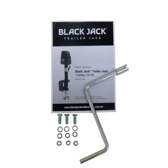 BLACK JACK TRAILER JACK WITHOUT WIRING HARNESS