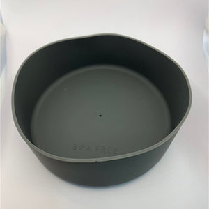 SILICONE BOTTLE BASE X-LARGE [CLR:CHARCOAL]