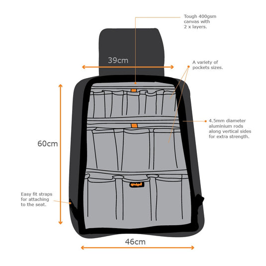 CRASHPAD SEAT ORGANISER