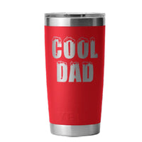 YETI RAMBLER 20OZ WITH MAGSLIDER COOL DAD [CLR:RESCUE RED]