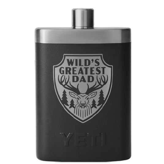YETI FLASK WILDS GREATEST DAD [CLR:BLACK]