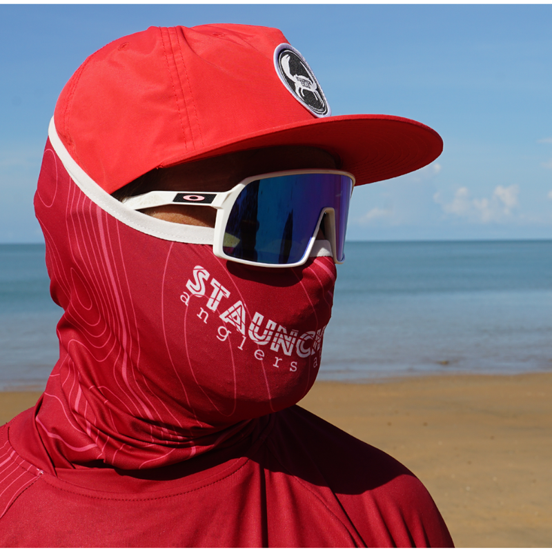 Load image into Gallery viewer, STAUNCH CRAB FACE SHIELD [CLR:RED CONTOUR]
