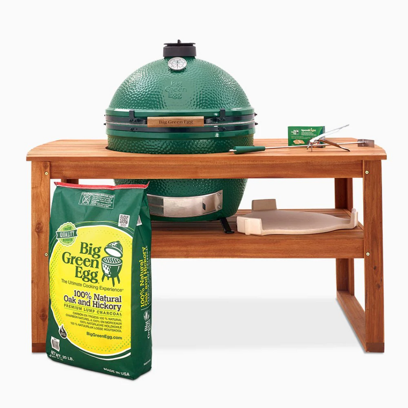Load image into Gallery viewer, BIG GREEN EGG XL &amp; ACACIA TABLE
