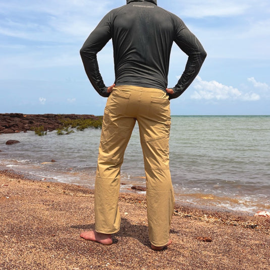 STAUNCH CRAB COAST TO CAMP PANTS TAN [SZ:X-SMALL]