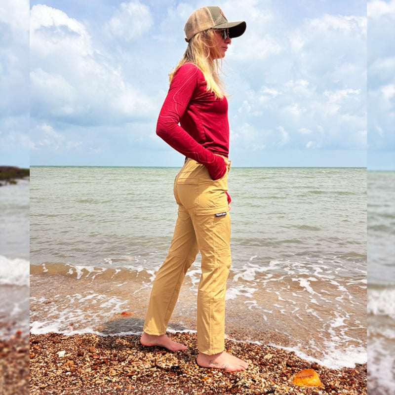 Load image into Gallery viewer, STAUNCH CRAB COAST TO CAMP PANTS TAN [SZ:SMALL]
