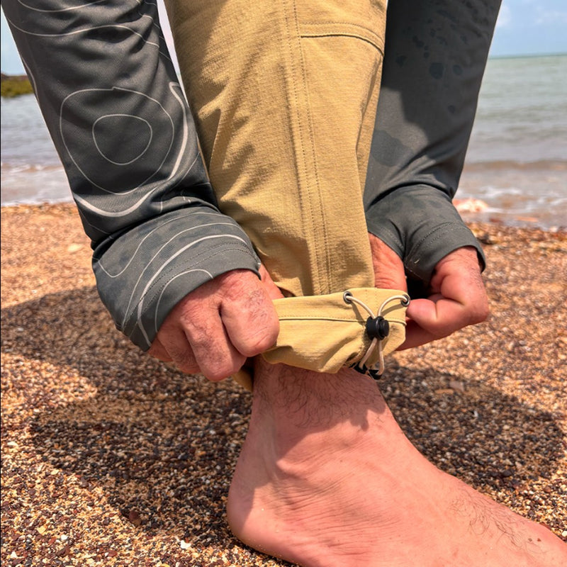 Load image into Gallery viewer, STAUNCH CRAB COAST TO CAMP PANTS TAN [SZ:LARGE]
