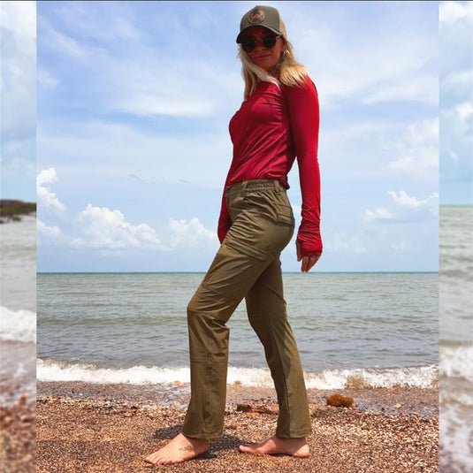 STAUNCH CRAB COAST TO CAMP PANTS KHAKI [SZ:MEDIUM]
