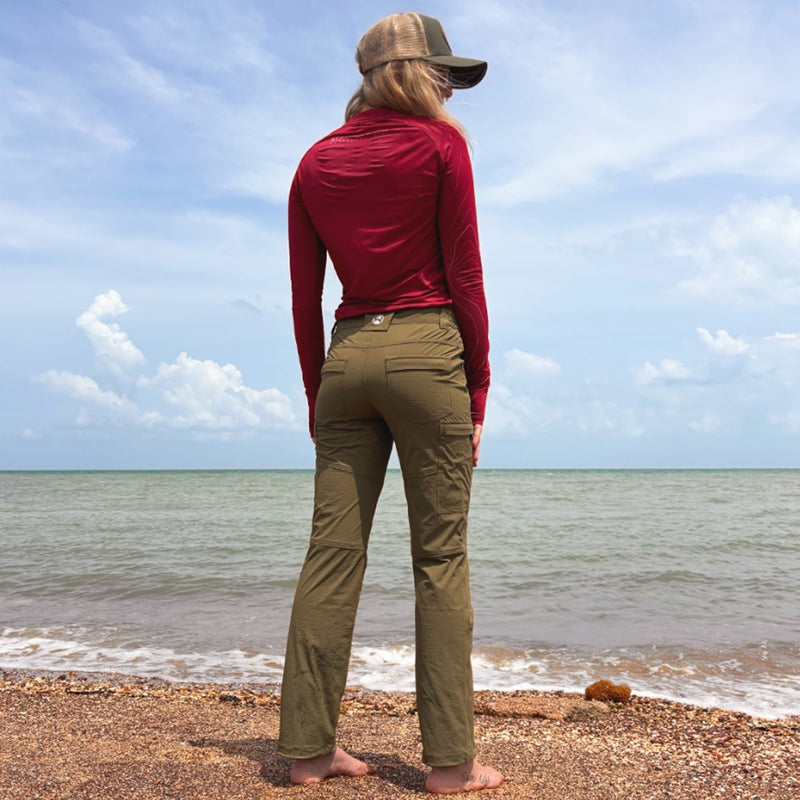 Load image into Gallery viewer, STAUNCH CRAB COAST TO CAMP PANTS KHAKI [SZ:MEDIUM]
