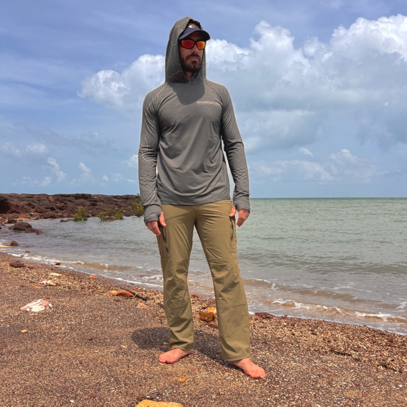 Load image into Gallery viewer, STAUNCH CRAB COAST TO CAMP PANTS KHAKI [SZ:2X-LARGE]
