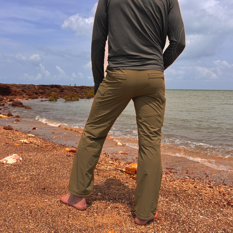Load image into Gallery viewer, STAUNCH CRAB COAST TO CAMP PANTS KHAKI [SZ:2X-LARGE]
