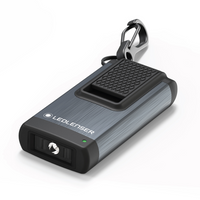 LED LENSER K4R GREY RECHARGEABLE KEY RING LIGHT