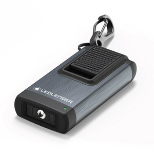 LED LENSER K4R GREY RECHARGEABLE KEY RING LIGHT