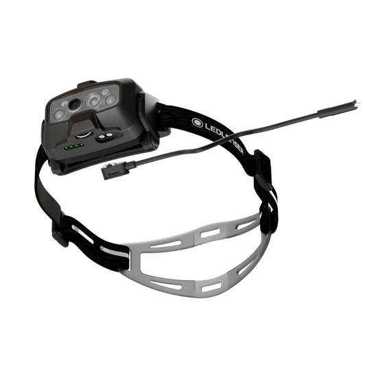 LED LENSER HF8R SIGNATURE HEAD TORCH BLACK