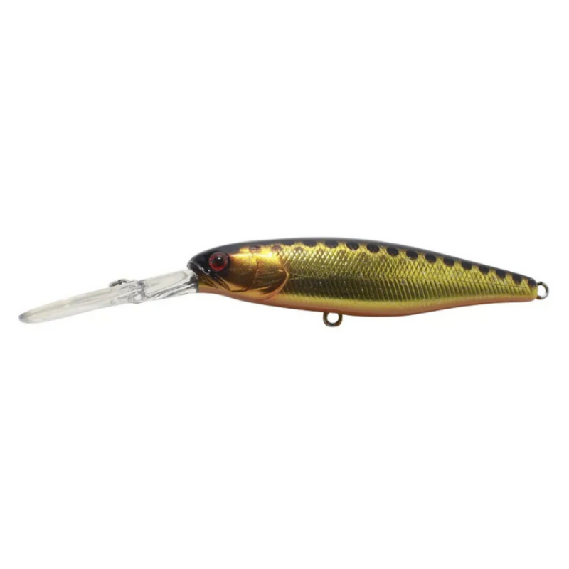 Load image into Gallery viewer, JACKALL SDD SQUIRREL 79SP SILENT SUSPENDING HANK TUNE [CLR:HL SPARK GOLD &amp; BLACK]
