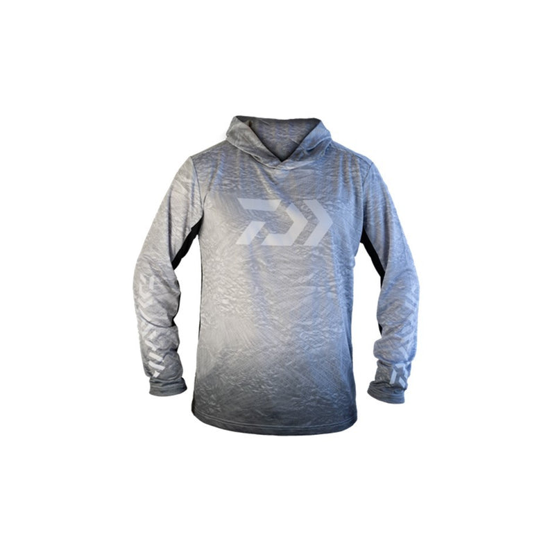 Load image into Gallery viewer, DAIWA HOODED JERSEY ST-30022E [CLR:GRAY SZ:SMALL]
