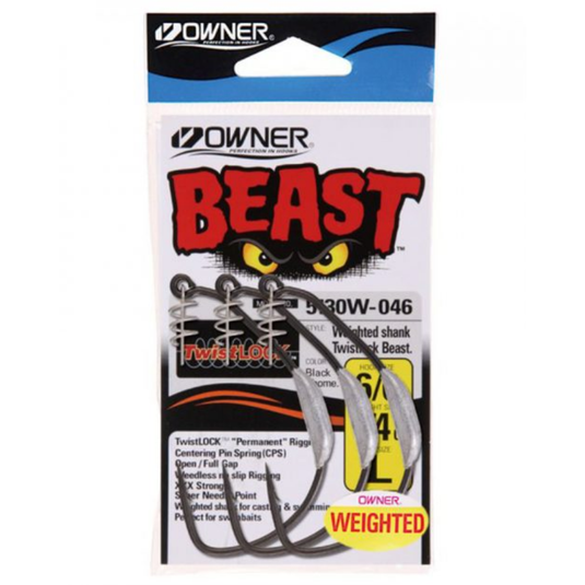 OWNER BEAST HOOK WEIGHTED [SZ: