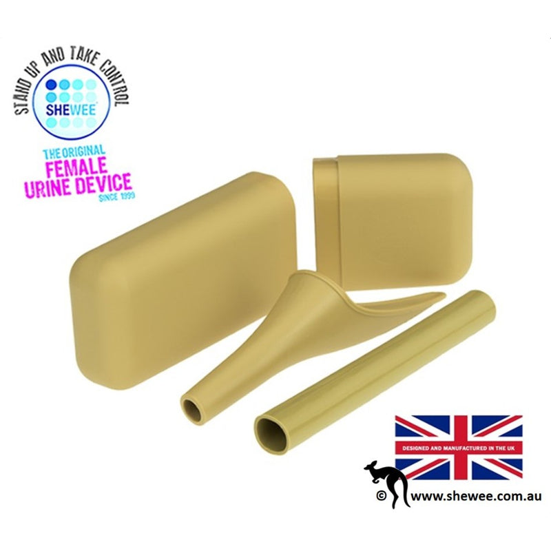 Load image into Gallery viewer, SHEWEE EXTREME FEMALE URINATION DEVICE WITH CASE &amp; TUBE [CLR:SAND]
