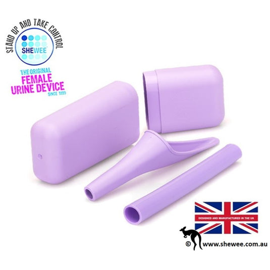 SHEWEE EXTREME FEMALE URINATION DEVICE WITH CASE & TUBE [CLR:LILAC]