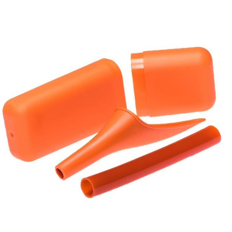 Load image into Gallery viewer, SHEWEE EXTREME FEMALE URINATION DEVICE WITH CASE &amp; TUBE [CLR:ORANGE]
