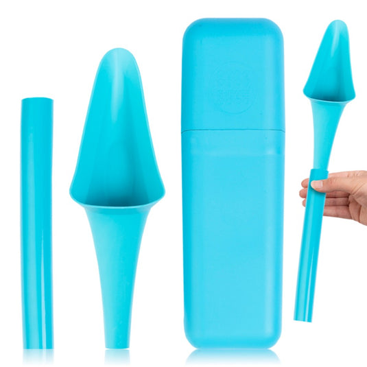 SHEWEE FLEXI FEMALE URINATION DEVICE WITH CASE & TUBE [CLR:AQUA]