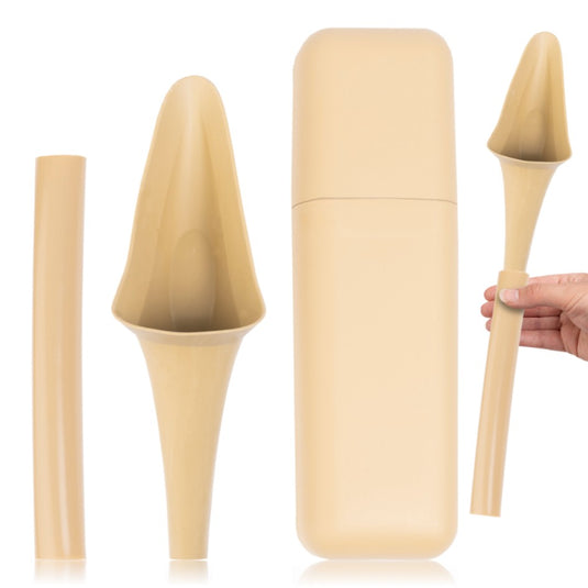 SHEWEE FLEXI FEMALE URINATION DEVICE WITH CASE & TUBE [CLR:SAND]