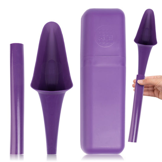 SHEWEE FLEXI FEMALE URINATION DEVICE WITH CASE & TUBE [CLR:PURPLE]