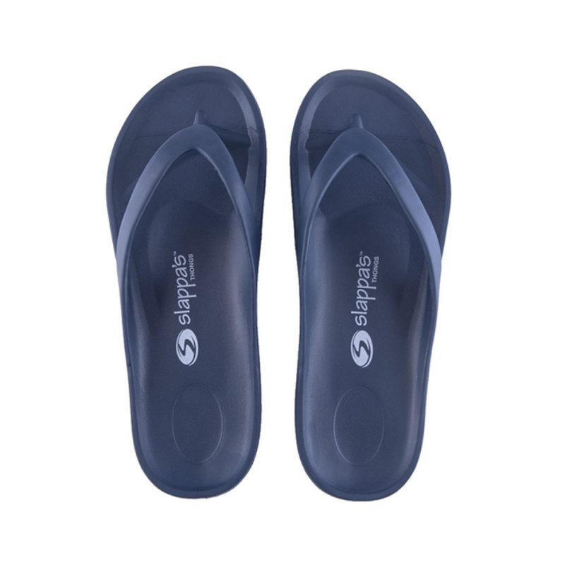 Load image into Gallery viewer, SLAPPA&#39;S THONGS NAVY [SZ:45]
