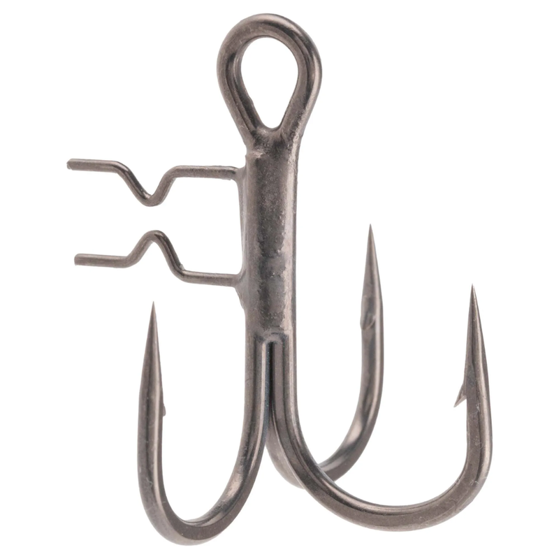 Load image into Gallery viewer, MIKADO JAWS VERTICAL TREBLE HOOK [SZ:1/0 NICKEL]
